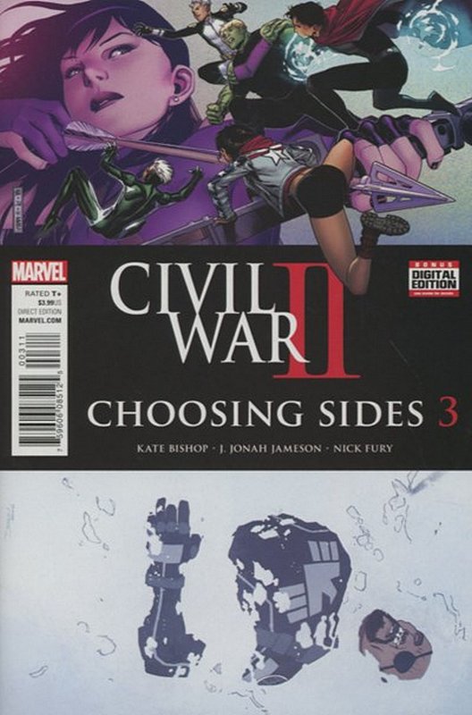 Cover of Civil War II Choosing Sides (2016 Ltd) #3. One of 250,000 Vintage American Comics on sale from Krypton!