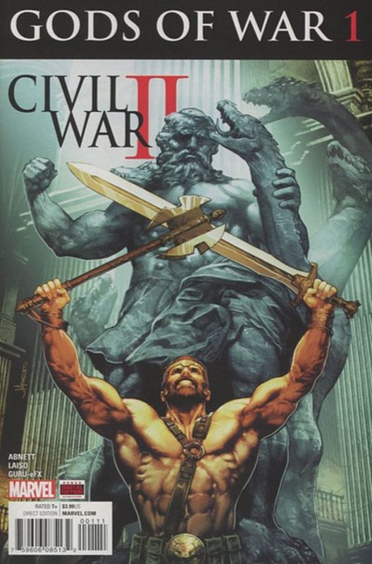 Cover of Civil War II Gods of War (2016 Ltd) #1. One of 250,000 Vintage American Comics on sale from Krypton!