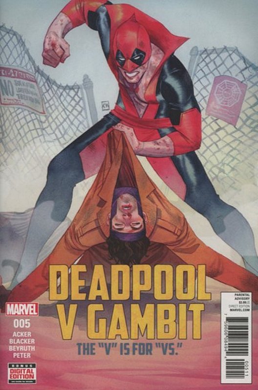Cover of Deadpool vs Gambit (2016 Ltd) #5. One of 250,000 Vintage American Comics on sale from Krypton!