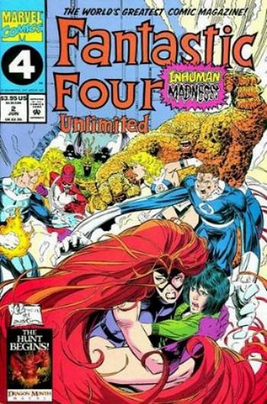 Cover of Fantastic Four Unlimited (Vol 1) #2. One of 250,000 Vintage American Comics on sale from Krypton!