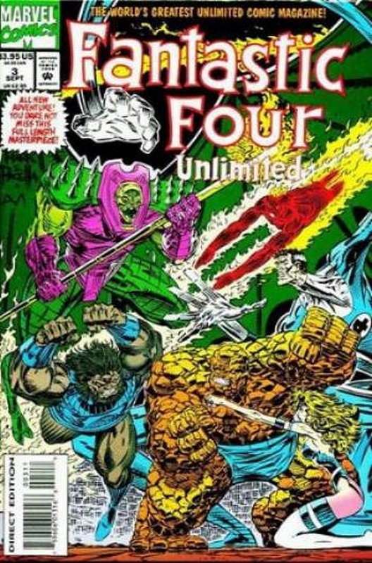 Cover of Fantastic Four Unlimited (Vol 1) #3. One of 250,000 Vintage American Comics on sale from Krypton!