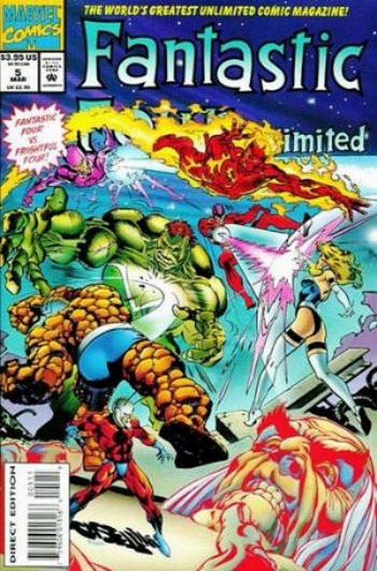 Cover of Fantastic Four Unlimited (Vol 1) #5. One of 250,000 Vintage American Comics on sale from Krypton!