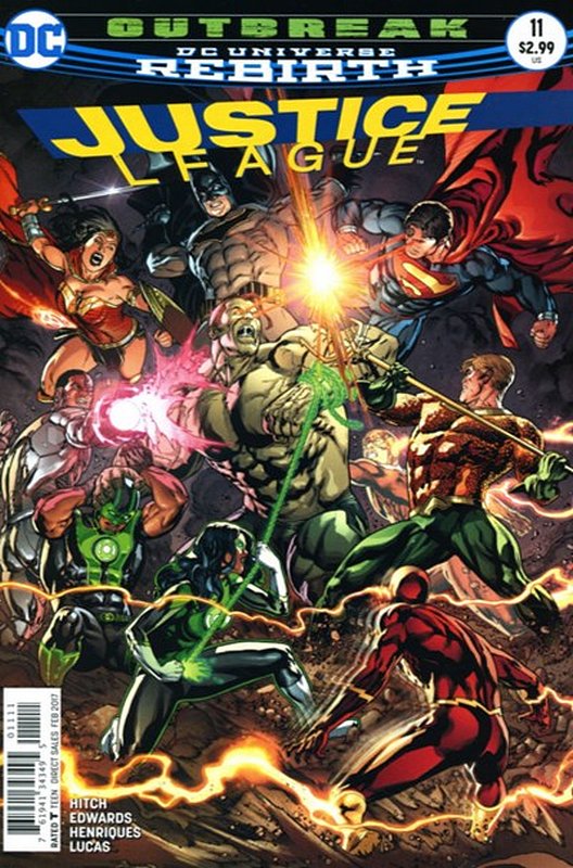 Cover of Justice League (Vol 3) #11. One of 250,000 Vintage American Comics on sale from Krypton!