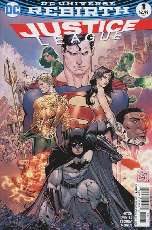Cover of Justice League (Vol 3) #1. One of 250,000 Vintage American Comics on sale from Krypton!