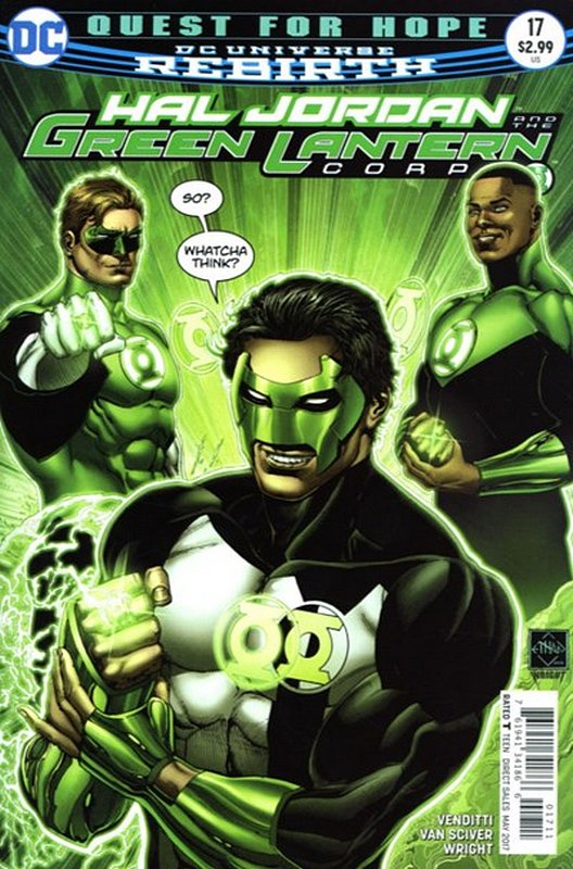 Cover of Hal Jordan & GL Corps (Vol 1) #17. One of 250,000 Vintage American Comics on sale from Krypton!