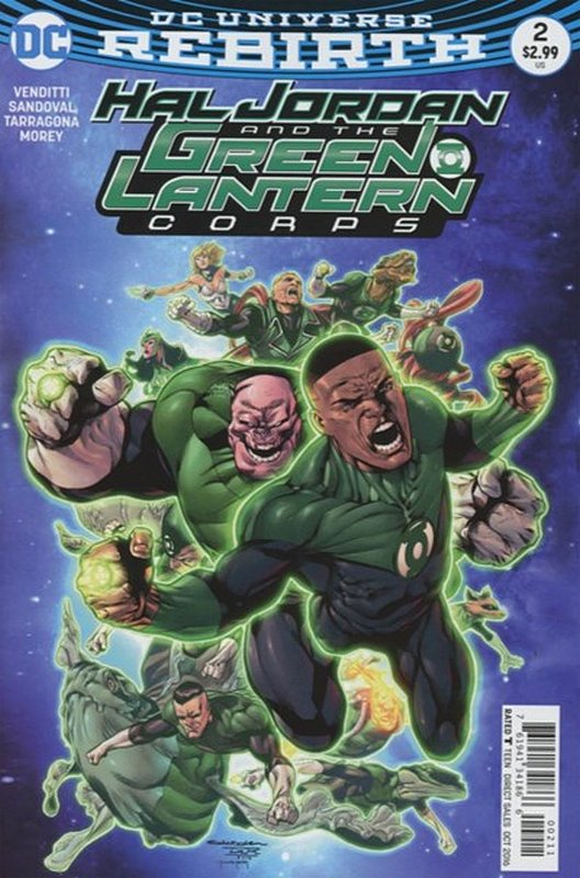 Cover of Hal Jordan & GL Corps (Vol 1) #2. One of 250,000 Vintage American Comics on sale from Krypton!