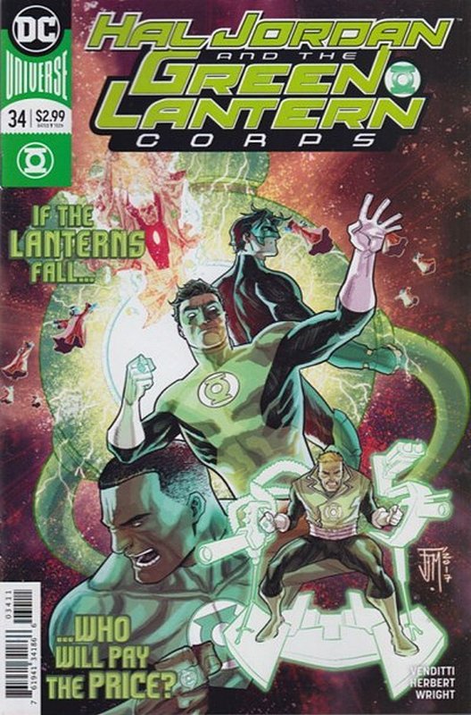 Cover of Hal Jordan & GL Corps (Vol 1) #34. One of 250,000 Vintage American Comics on sale from Krypton!