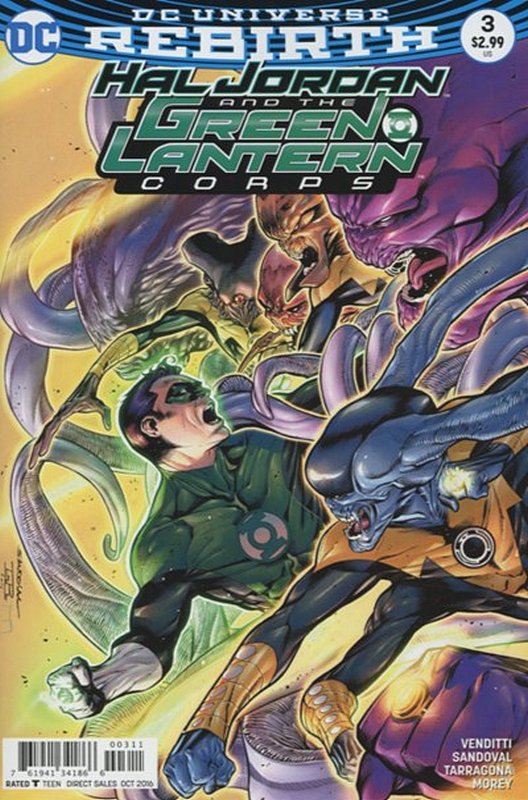 Cover of Hal Jordan & GL Corps (Vol 1) #3. One of 250,000 Vintage American Comics on sale from Krypton!