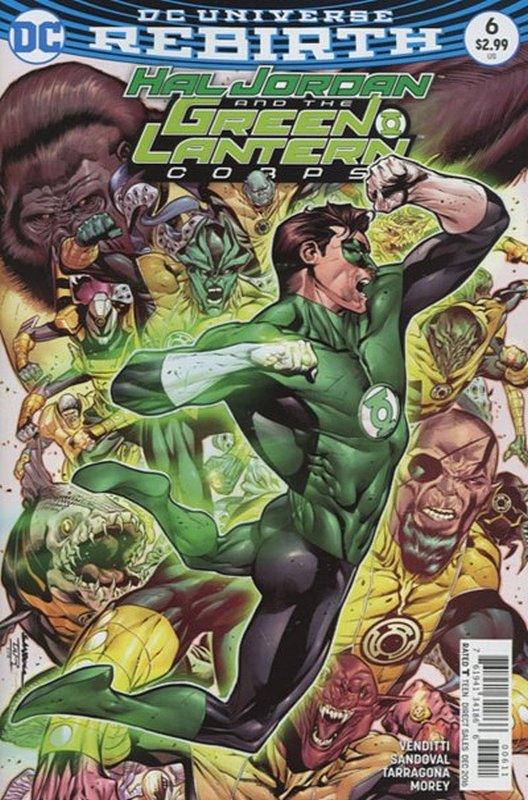 Cover of Hal Jordan & GL Corps (Vol 1) #6. One of 250,000 Vintage American Comics on sale from Krypton!