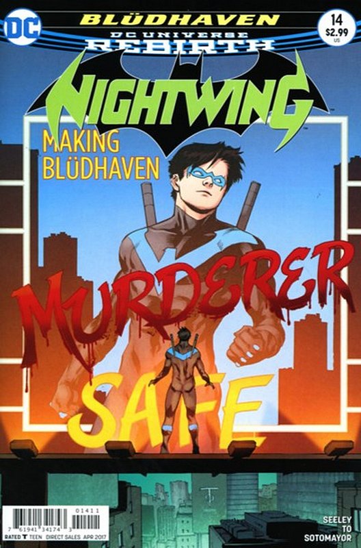 Cover of Nightwing (Vol 3) #14. One of 250,000 Vintage American Comics on sale from Krypton!