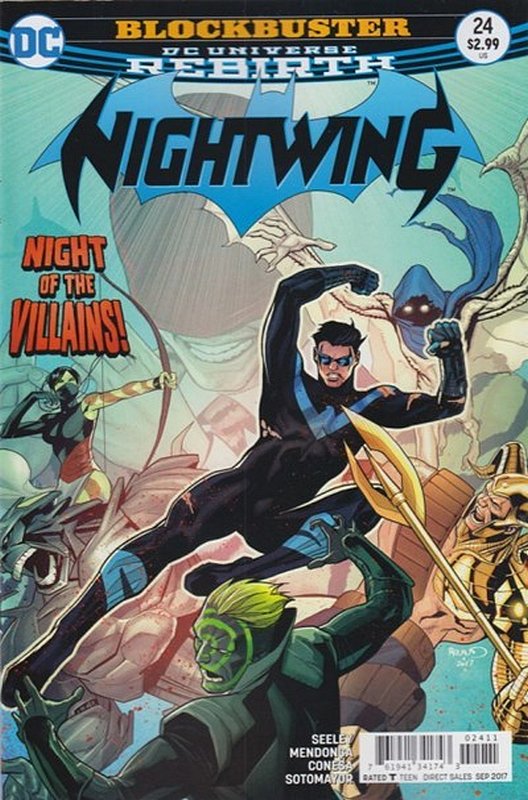 Cover of Nightwing (Vol 3) #24. One of 250,000 Vintage American Comics on sale from Krypton!