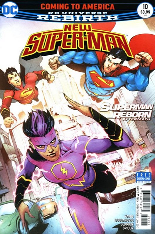 Cover of New Super-man (Vol 1) #10. One of 250,000 Vintage American Comics on sale from Krypton!
