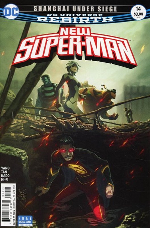 Cover of New Super-man (Vol 1) #14. One of 250,000 Vintage American Comics on sale from Krypton!