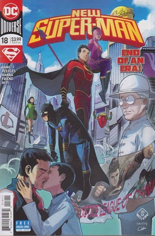 Cover of New Super-man (Vol 1) #18. One of 250,000 Vintage American Comics on sale from Krypton!