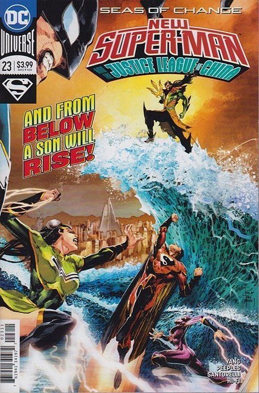 Cover of New Super-man (Vol 1) #23. One of 250,000 Vintage American Comics on sale from Krypton!