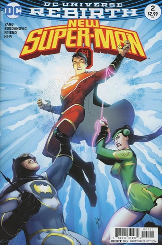 Cover of New Super-man (Vol 1) #2. One of 250,000 Vintage American Comics on sale from Krypton!