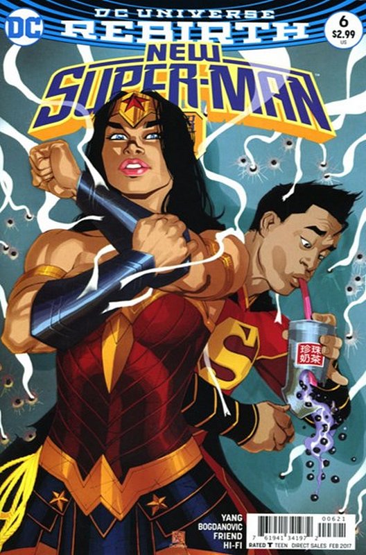 Cover of New Super-man (Vol 1) #6. One of 250,000 Vintage American Comics on sale from Krypton!