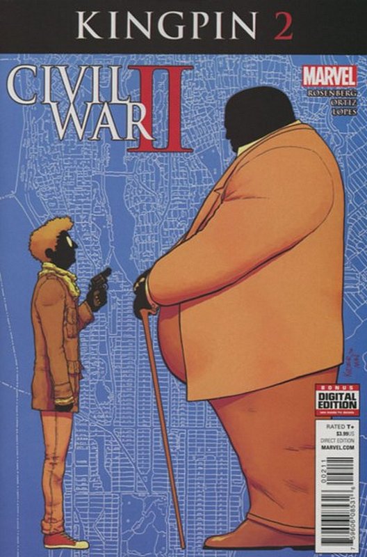 Cover of Civil War II: Kingpin (2016 Ltd) #2. One of 250,000 Vintage American Comics on sale from Krypton!