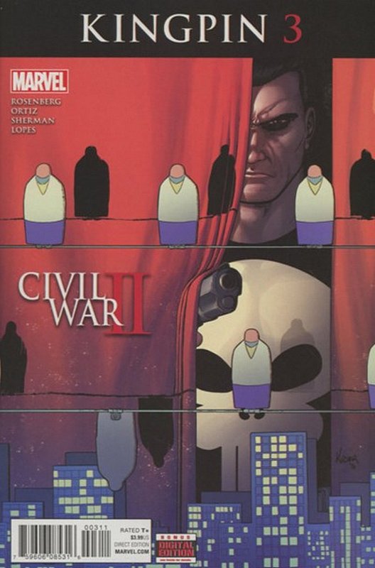 Cover of Civil War II: Kingpin (2016 Ltd) #3. One of 250,000 Vintage American Comics on sale from Krypton!