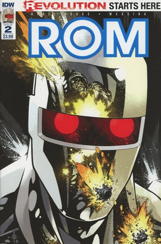 Cover of Rom (IDW) (Vol 1) #2. One of 250,000 Vintage American Comics on sale from Krypton!