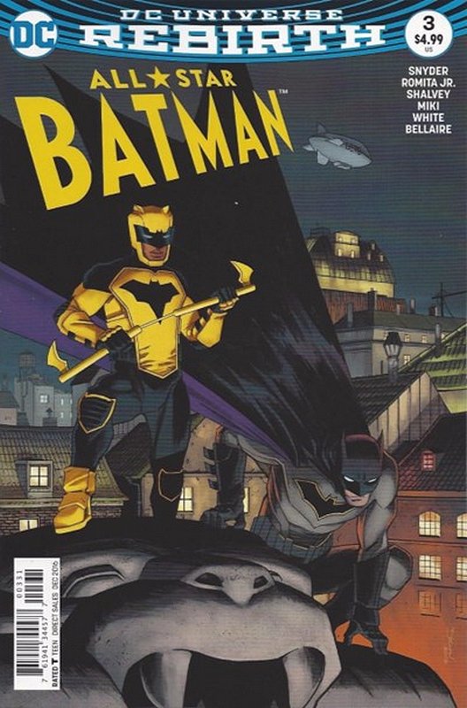 Cover of All-Star Batman (Vol 1) #3. One of 250,000 Vintage American Comics on sale from Krypton!