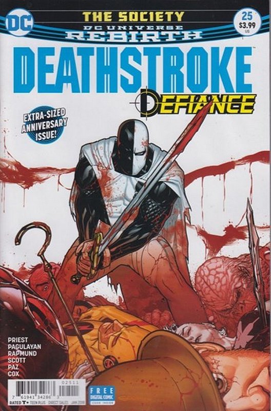 Cover of Deathstroke (Vol 4) #25. One of 250,000 Vintage American Comics on sale from Krypton!