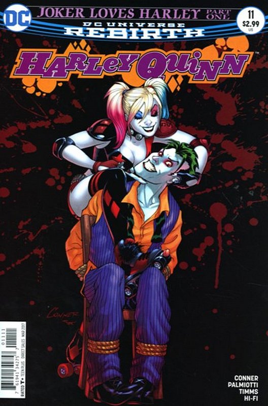 Cover of Harley Quinn (Vol 3) #11. One of 250,000 Vintage American Comics on sale from Krypton!