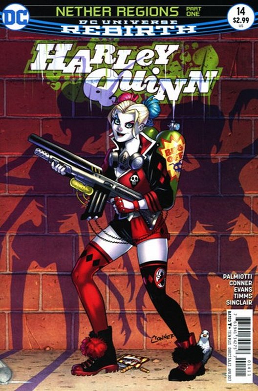 Cover of Harley Quinn (Vol 3) #14. One of 250,000 Vintage American Comics on sale from Krypton!