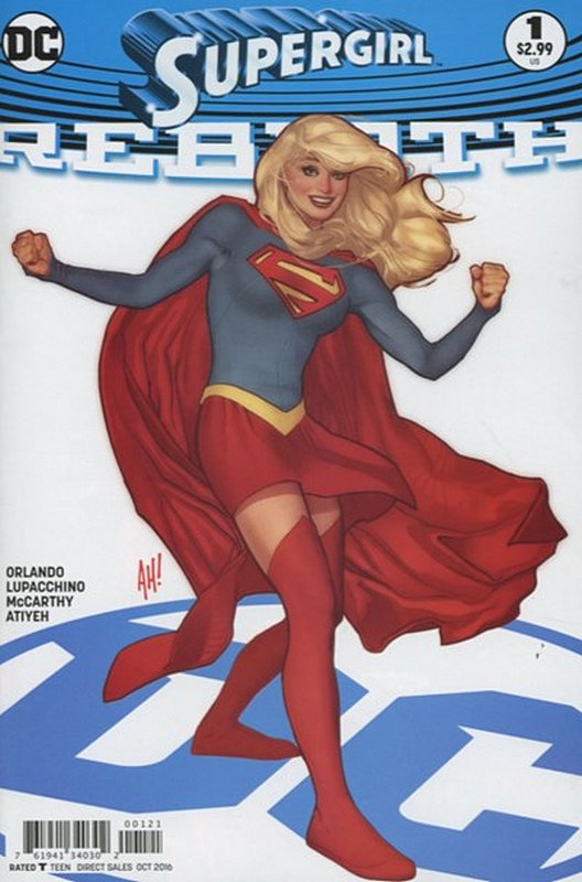 Cover of Supergirl: Rebirth (2016 One Shot) #1. One of 250,000 Vintage American Comics on sale from Krypton!