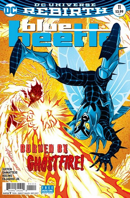 Cover of Blue Beetle (DC Vol 4) #11. One of 250,000 Vintage American Comics on sale from Krypton!