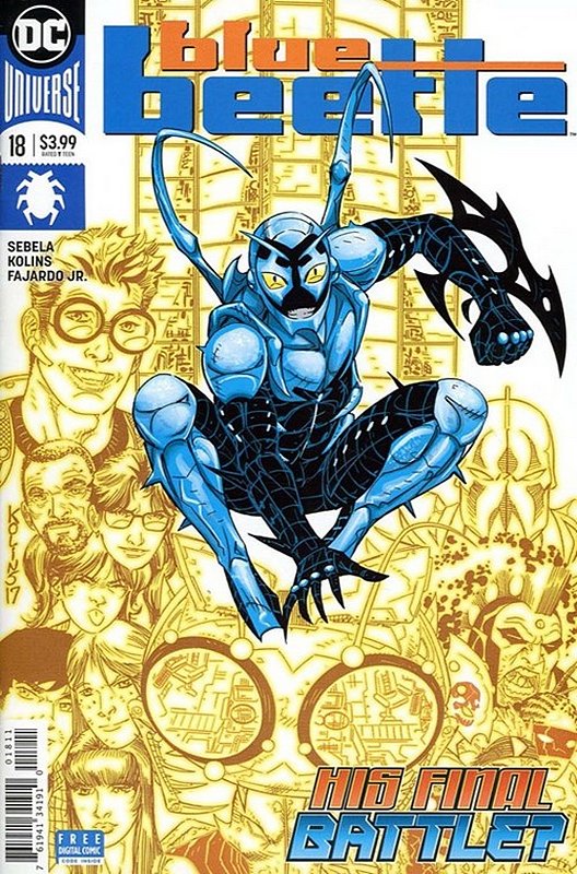 Cover of Blue Beetle (DC Vol 4) #18. One of 250,000 Vintage American Comics on sale from Krypton!