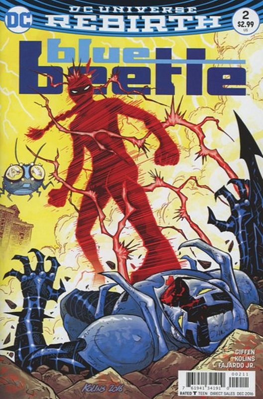 Cover of Blue Beetle (DC Vol 4) #2. One of 250,000 Vintage American Comics on sale from Krypton!