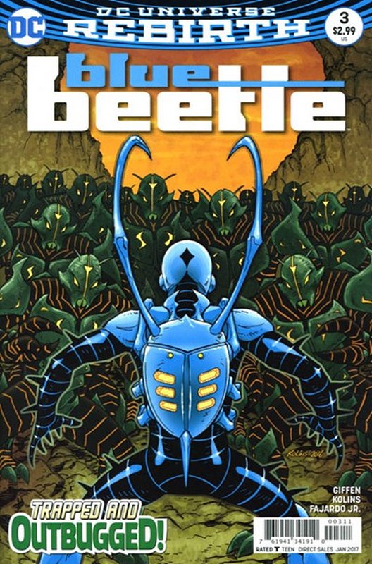 Cover of Blue Beetle (DC Vol 4) #3. One of 250,000 Vintage American Comics on sale from Krypton!