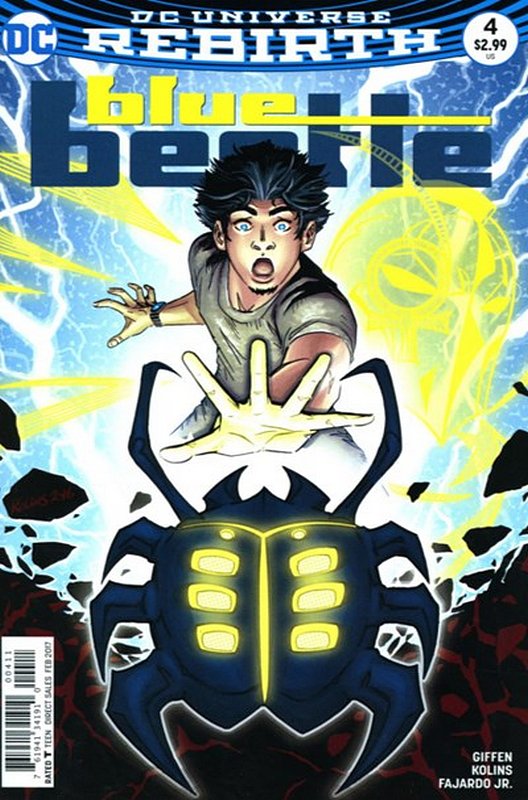 Cover of Blue Beetle (DC Vol 4) #4. One of 250,000 Vintage American Comics on sale from Krypton!