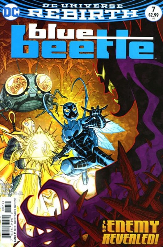 Cover of Blue Beetle (DC Vol 4) #7. One of 250,000 Vintage American Comics on sale from Krypton!