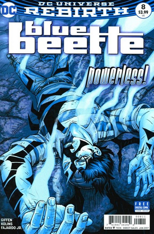 Cover of Blue Beetle (DC Vol 4) #8. One of 250,000 Vintage American Comics on sale from Krypton!