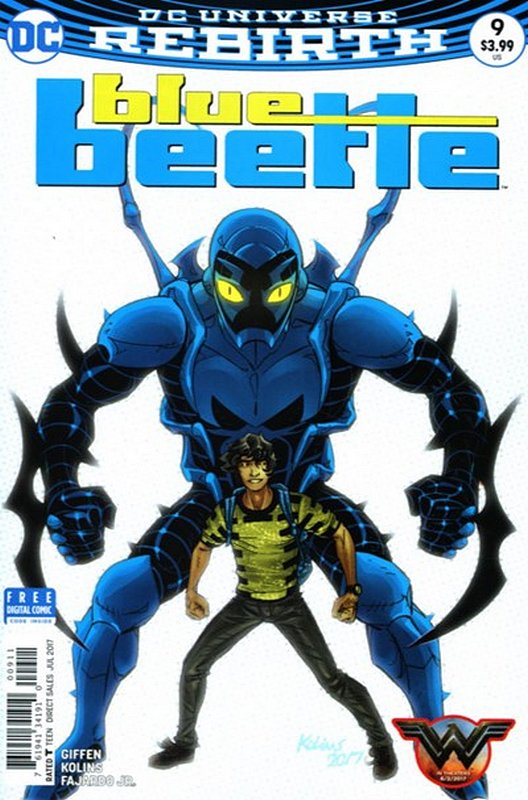 Cover of Blue Beetle (DC Vol 4) #9. One of 250,000 Vintage American Comics on sale from Krypton!