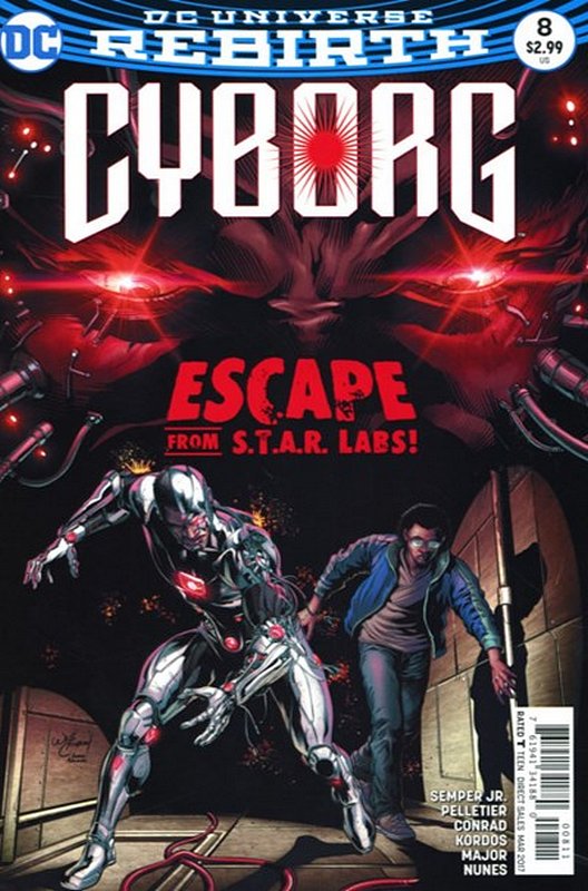 Cover of Cyborg (Vol 2) #8. One of 250,000 Vintage American Comics on sale from Krypton!
