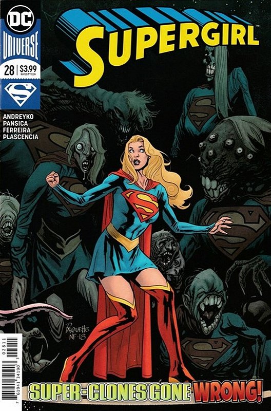 Cover of Supergirl (Vol 5) #28. One of 250,000 Vintage American Comics on sale from Krypton!