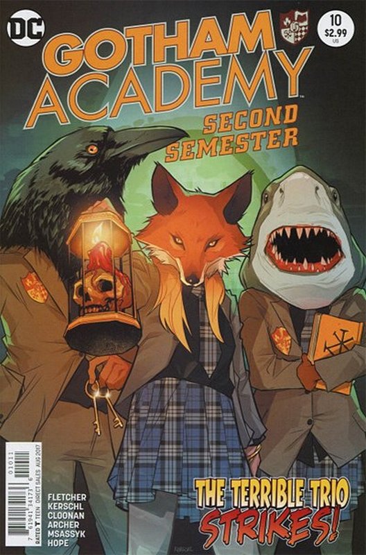 Cover of Gotham Academy: Second Semester #10. One of 250,000 Vintage American Comics on sale from Krypton!