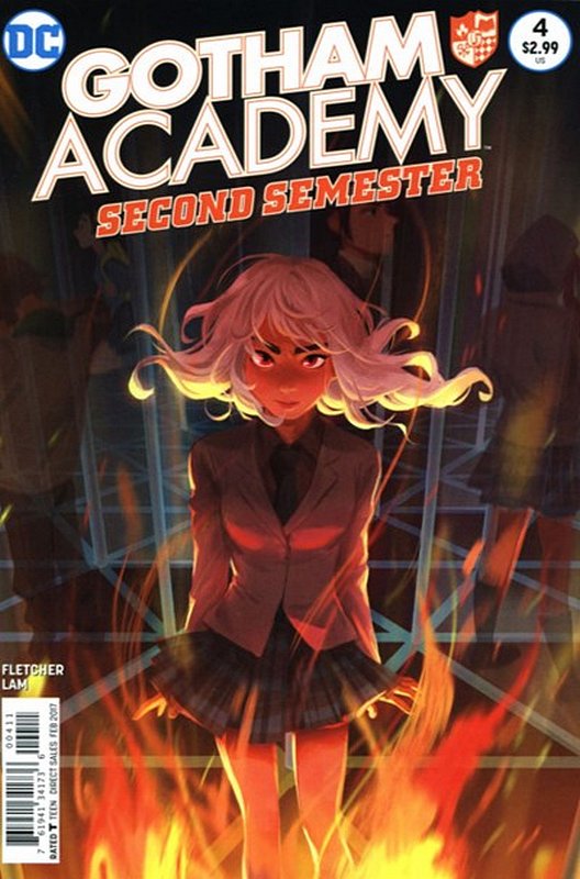 Cover of Gotham Academy: Second Semester #4. One of 250,000 Vintage American Comics on sale from Krypton!