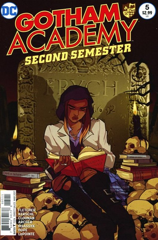 Cover of Gotham Academy: Second Semester #5. One of 250,000 Vintage American Comics on sale from Krypton!