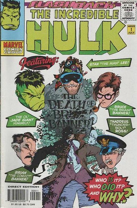 Cover of Incredible Hulk (Vol 2) #-1. One of 250,000 Vintage American Comics on sale from Krypton!