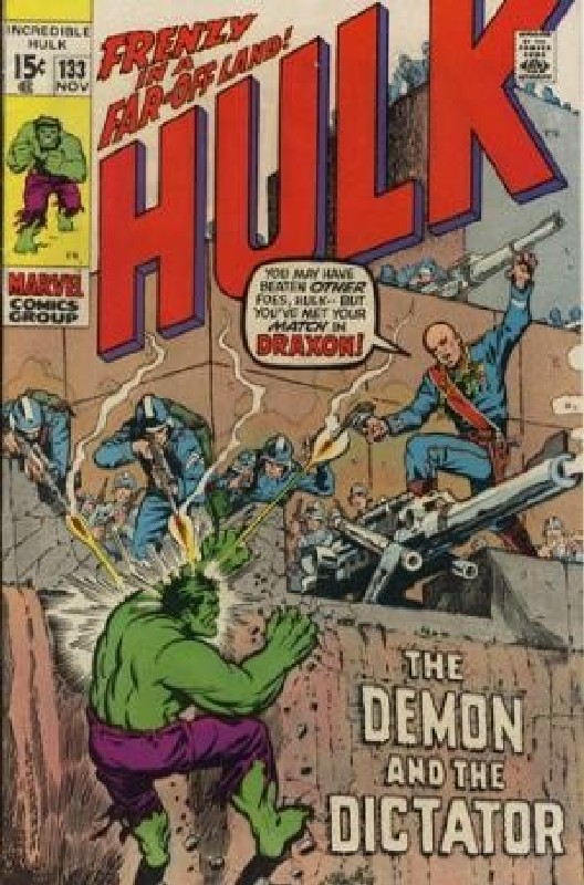 Cover of Incredible Hulk (Vol 2) #133. One of 250,000 Vintage American Comics on sale from Krypton!