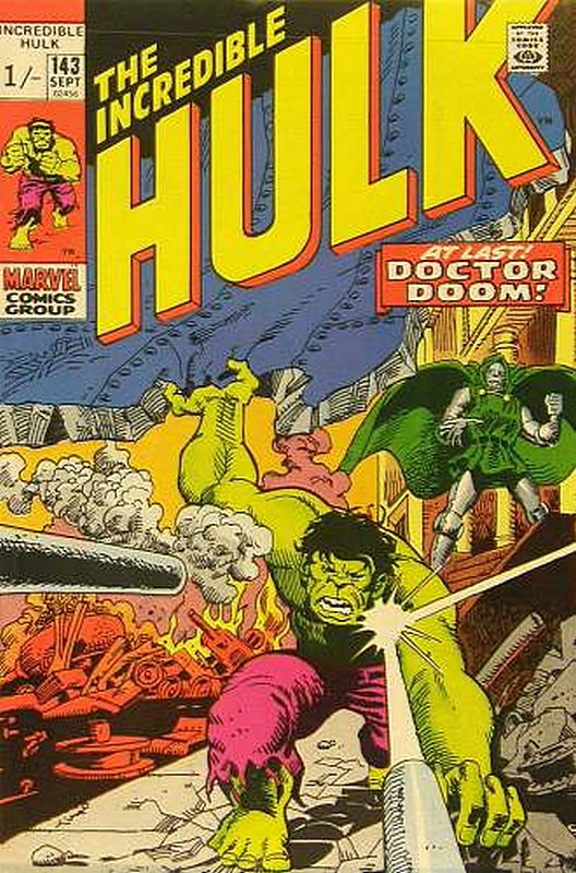 Cover of Incredible Hulk (Vol 2) #143. One of 250,000 Vintage American Comics on sale from Krypton!