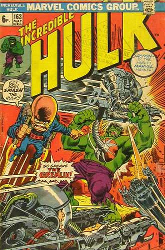 Cover of Incredible Hulk (Vol 2) #163. One of 250,000 Vintage American Comics on sale from Krypton!