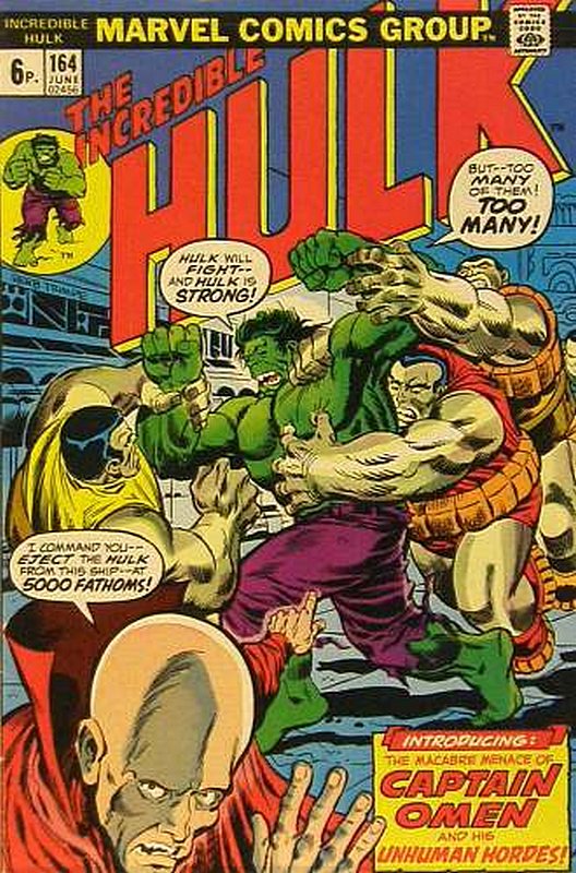 Cover of Incredible Hulk (Vol 2) #164. One of 250,000 Vintage American Comics on sale from Krypton!