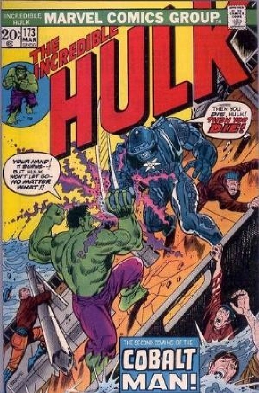 Cover of Incredible Hulk (Vol 2) #173. One of 250,000 Vintage American Comics on sale from Krypton!