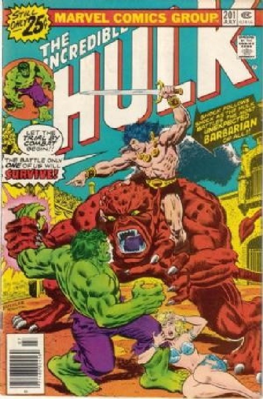 Cover of Incredible Hulk (Vol 2) #201. One of 250,000 Vintage American Comics on sale from Krypton!