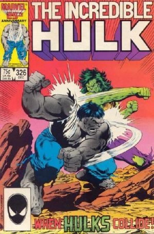 Cover of Incredible Hulk (Vol 2) #326. One of 250,000 Vintage American Comics on sale from Krypton!